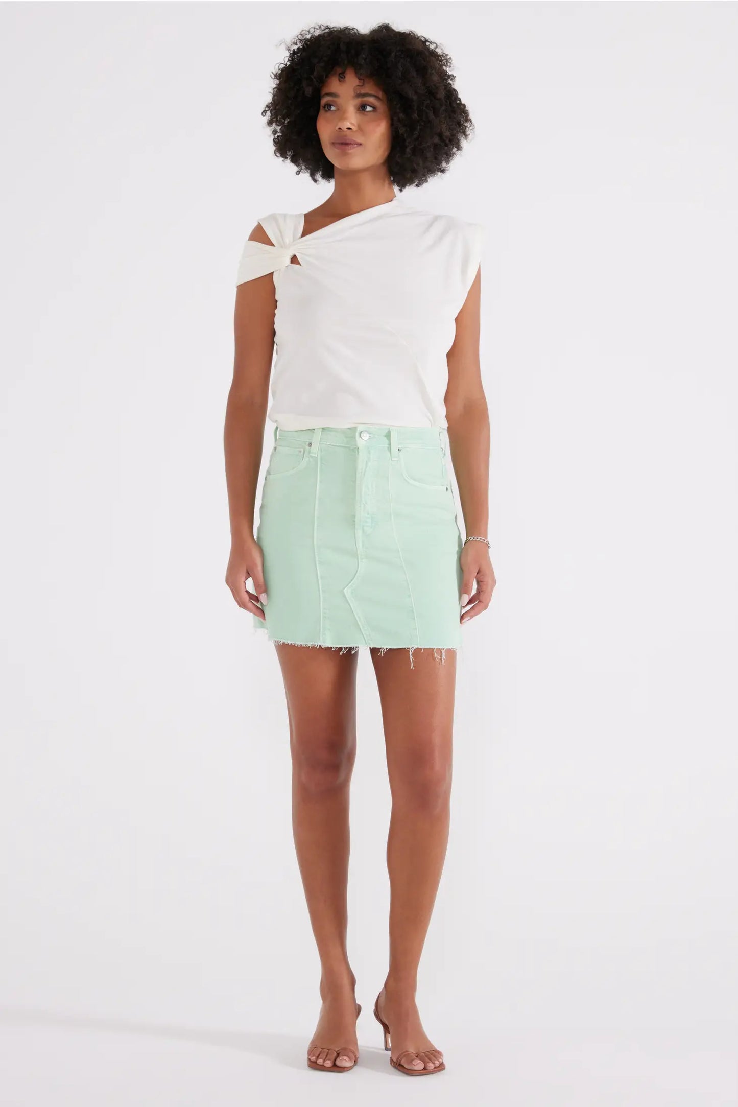 Bobbi Cutoff Mini Skirt