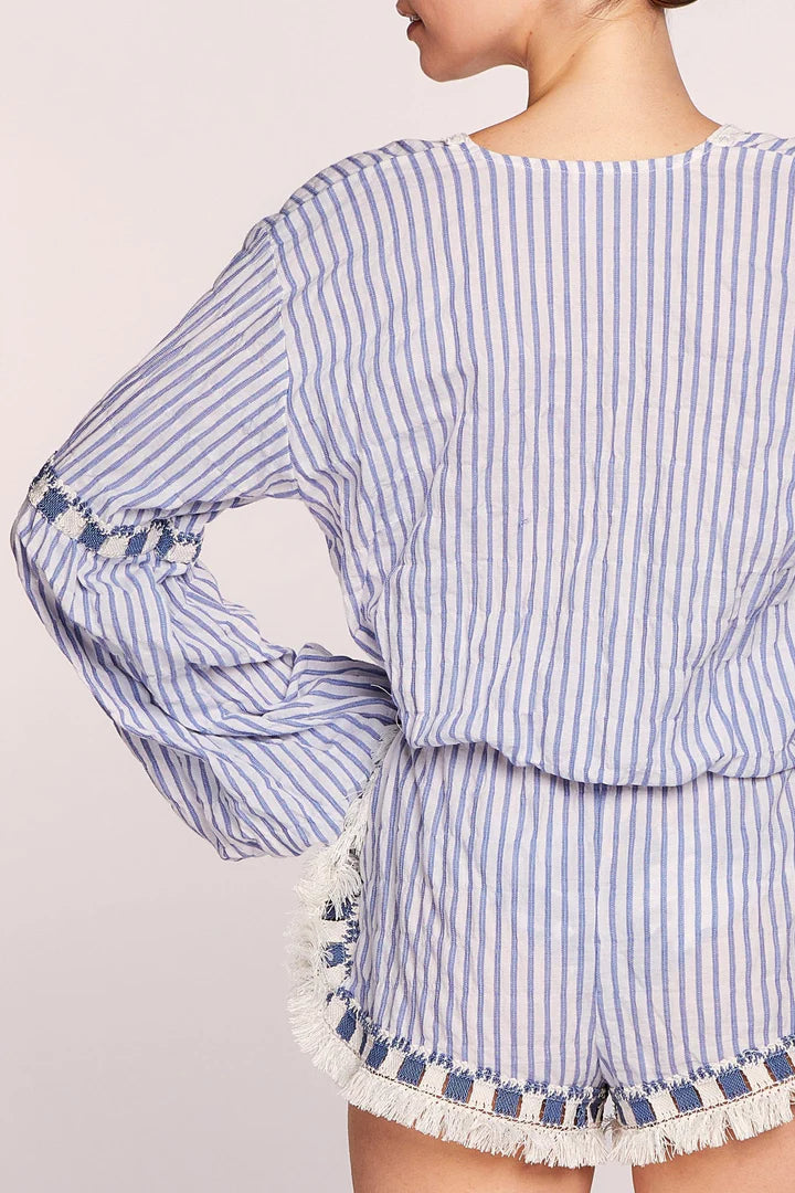 Cotton Blu Blouse