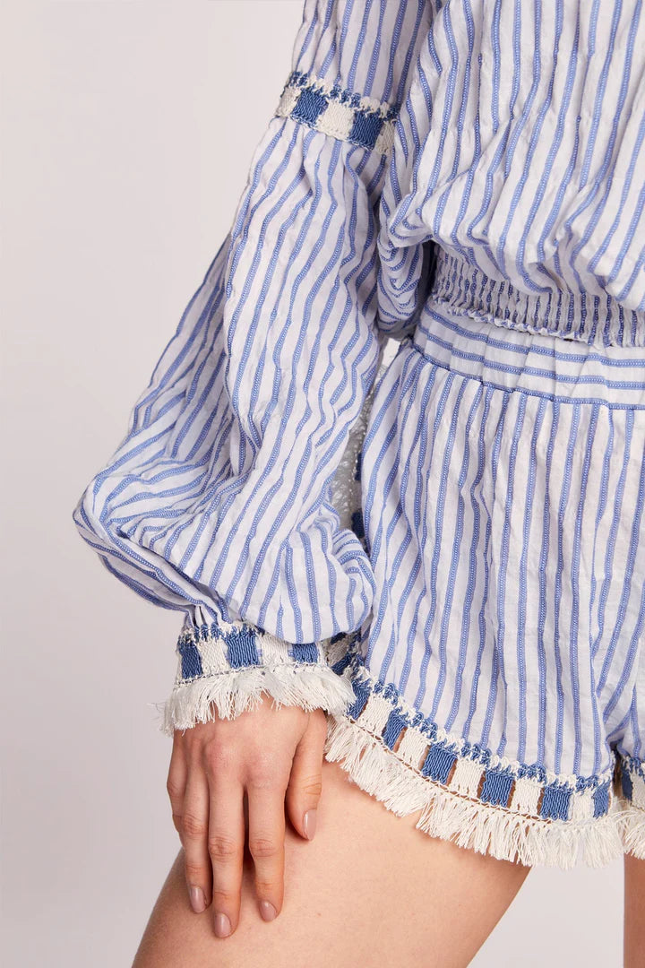 Cotton Blu Blouse