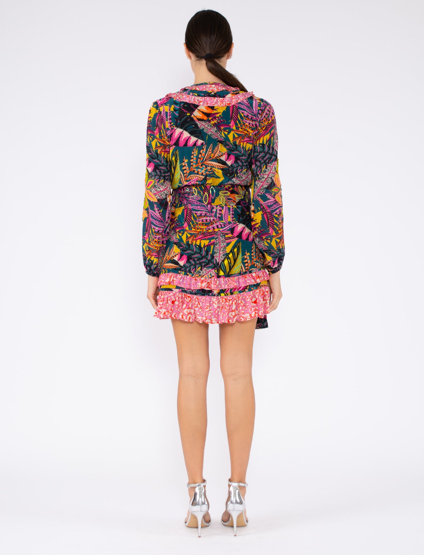 Foliage Mini Dress