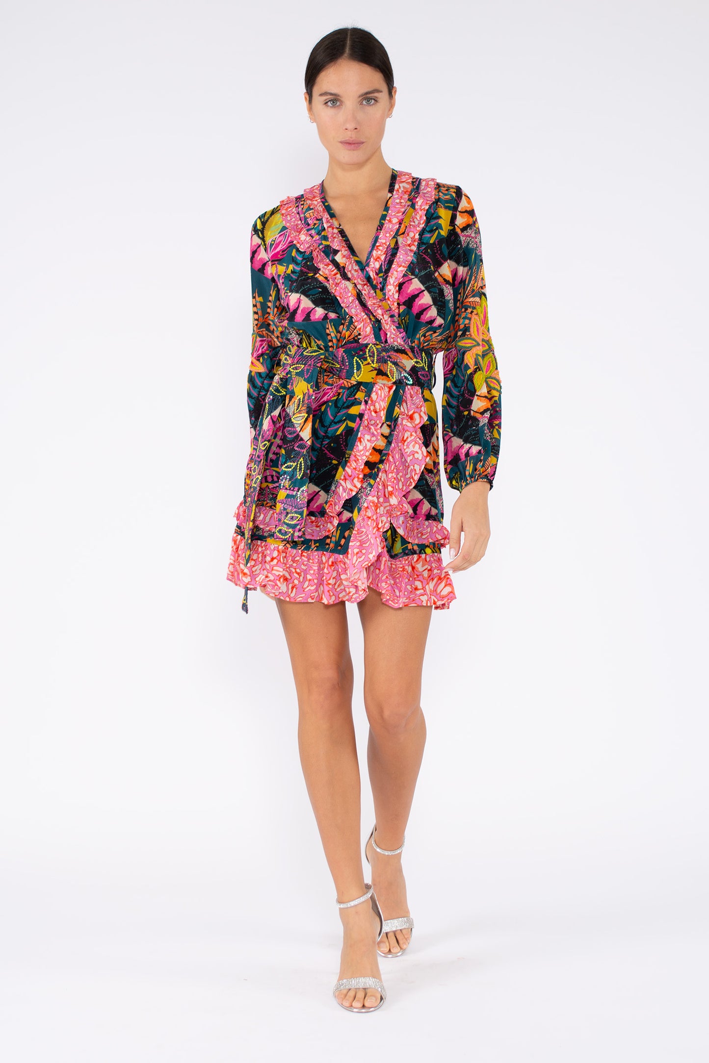Foliage Mini Dress