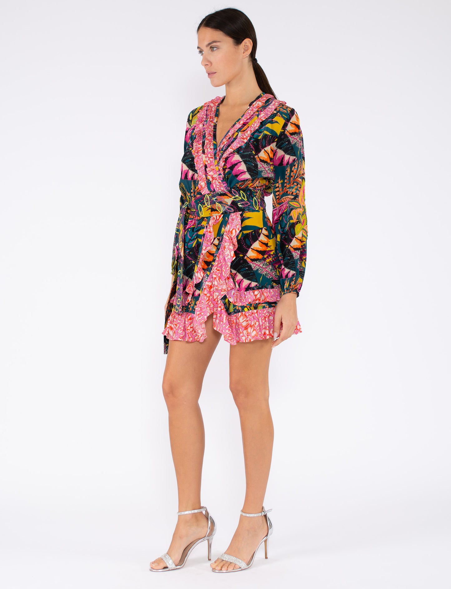 Foliage Mini Dress