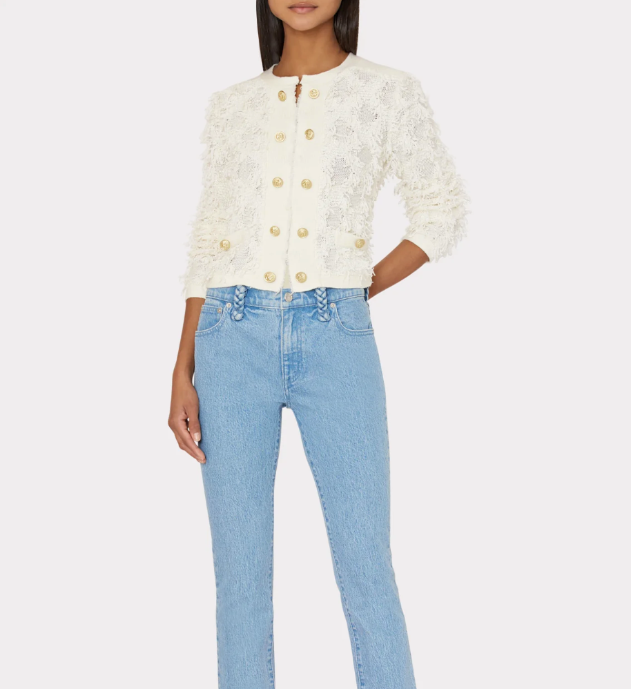 Fringe Knit Cardigan