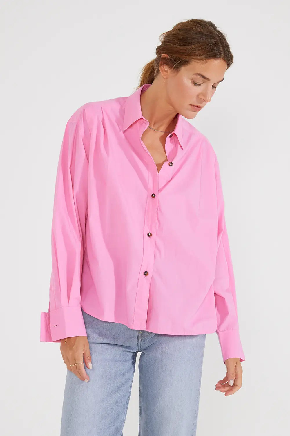 Oceane Pleated Shirt