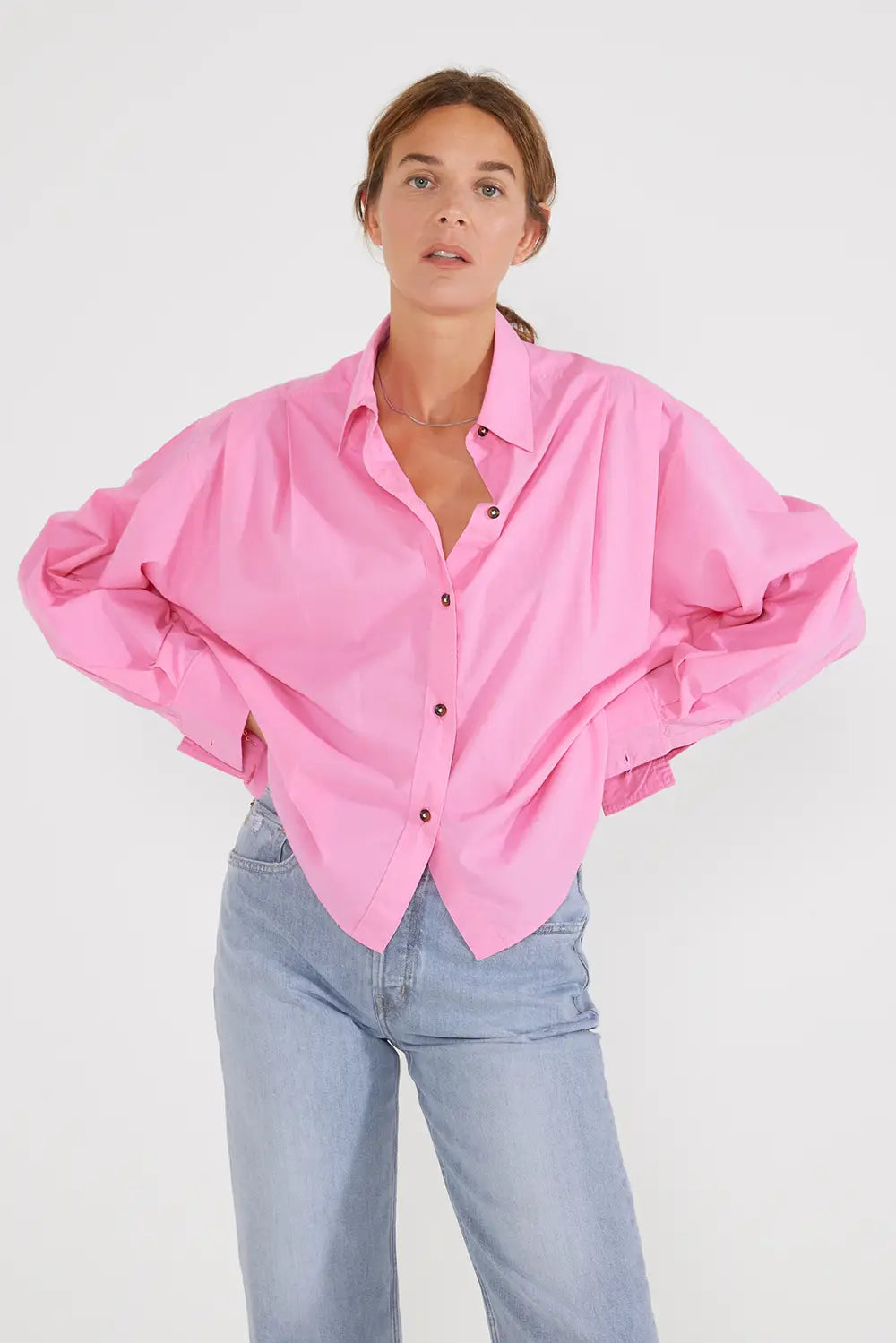 Oceane Pleated Shirt