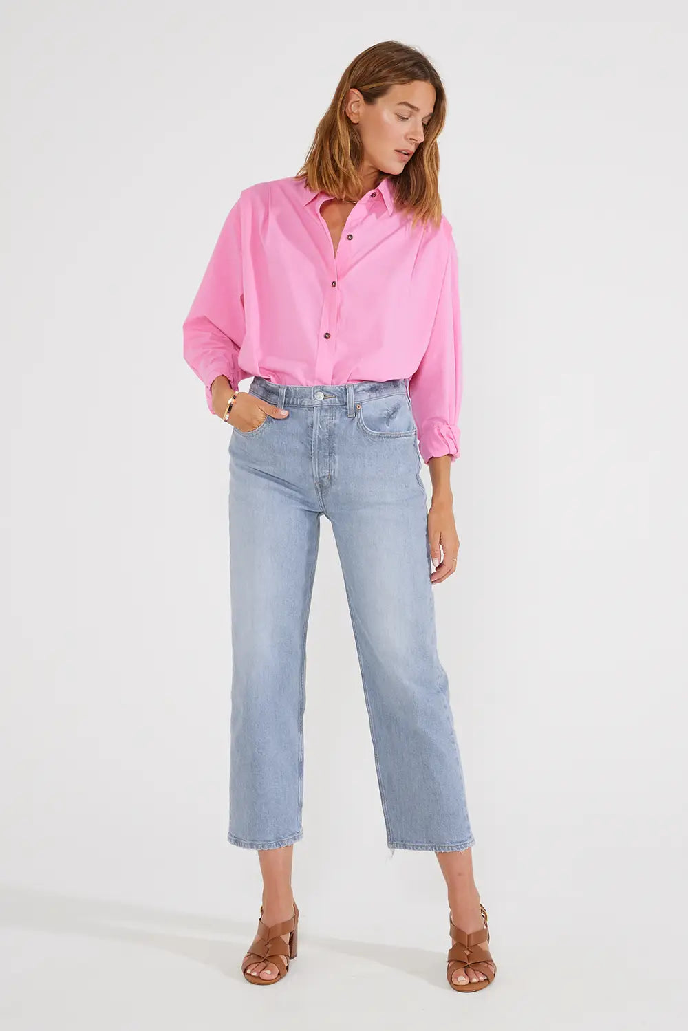 Oceane Pleated Shirt