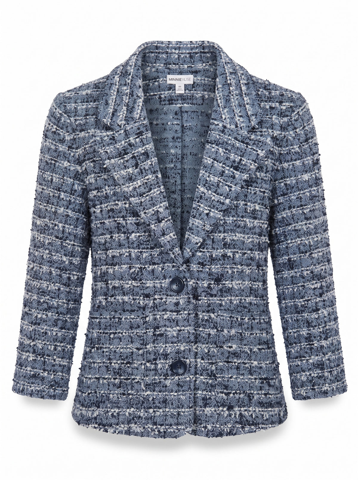 Shrunken Tweed Jacket, front view