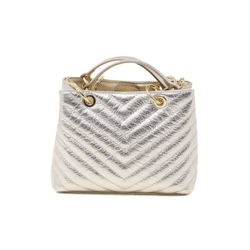 ITALIAN LEATHER TOP HANDLE BAG