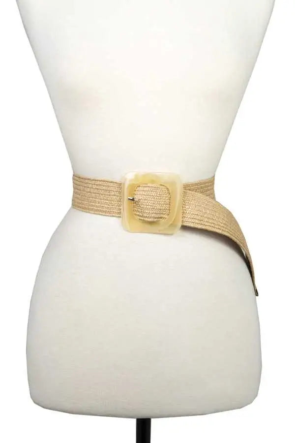 Acetate Buckle Belt