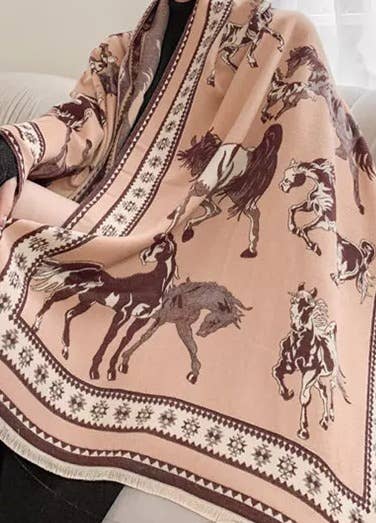 Horse Wrap in Beige