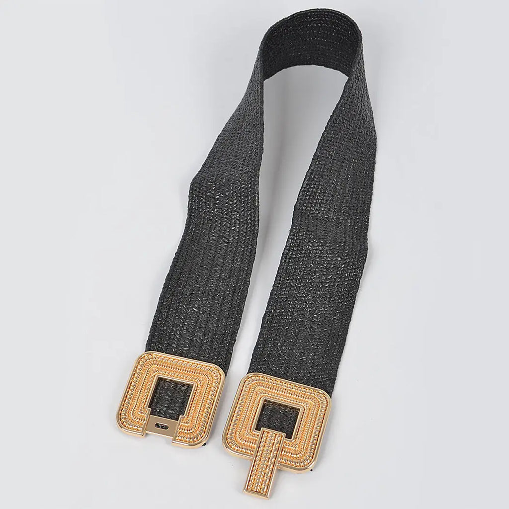 Square Metal Buckle Belt