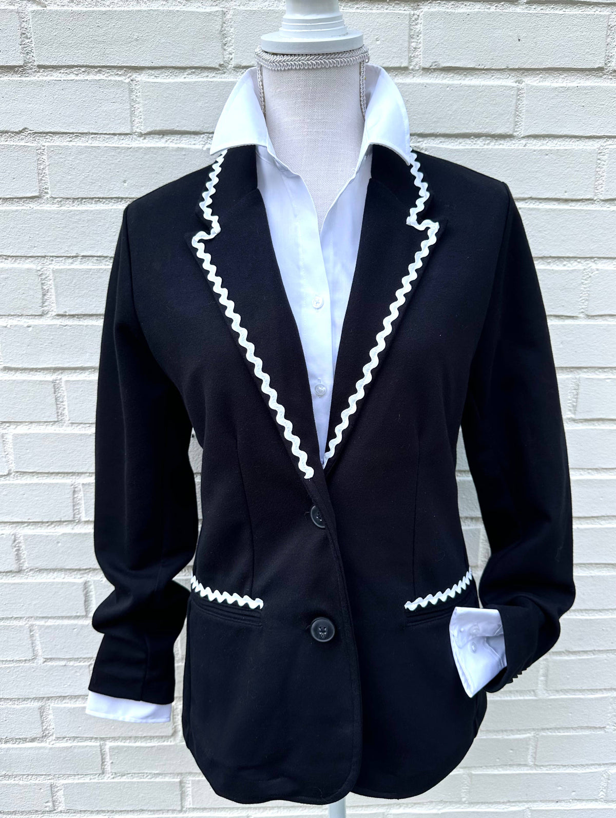 Dolly Ric Rac Knit Blazer