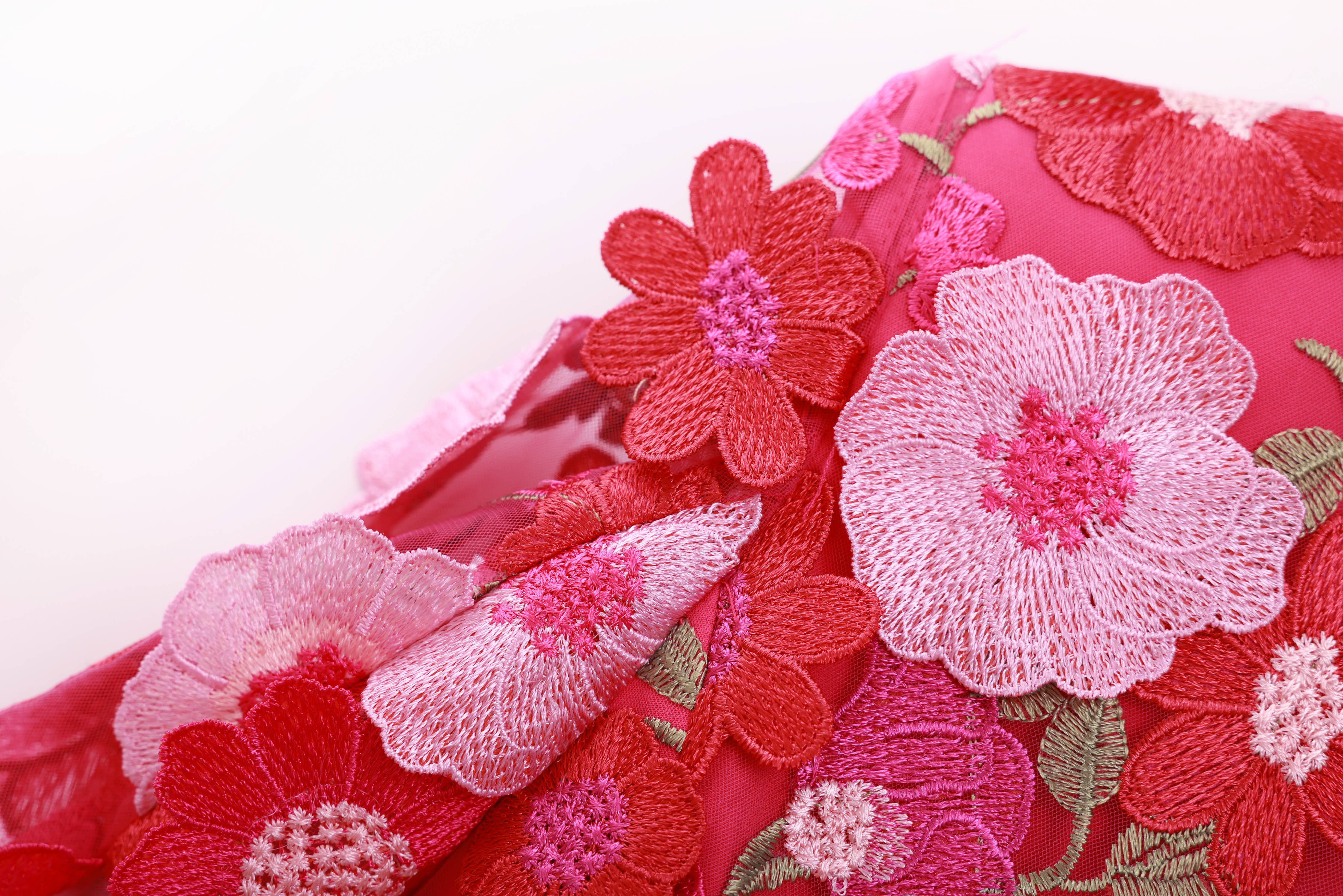 Floral Embroidered Blazer Pants Suit Women