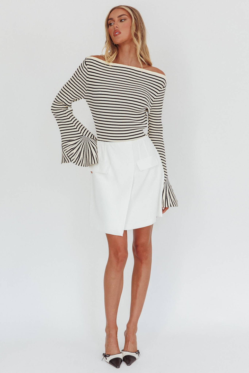LONG SLEEVE Striped Sweater