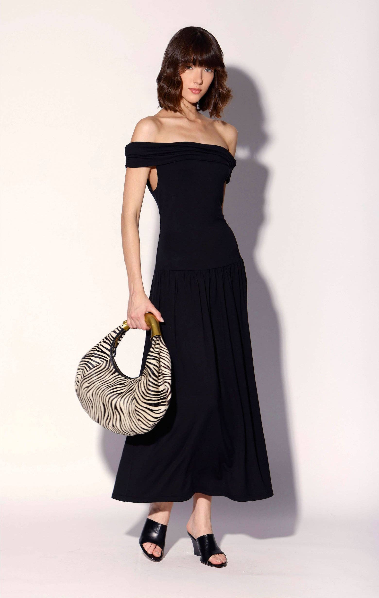 Lennon Mini Hobo, Zebra Calf Hair