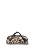 Delilah Satchel,Zebra Calf Hair
