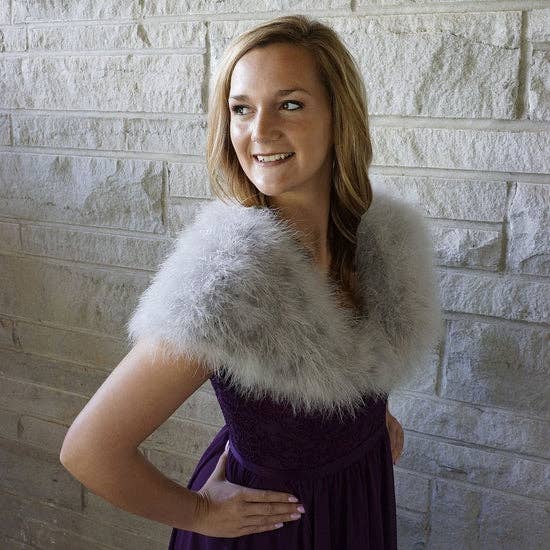 Marabou Feather Shawl w/Hook