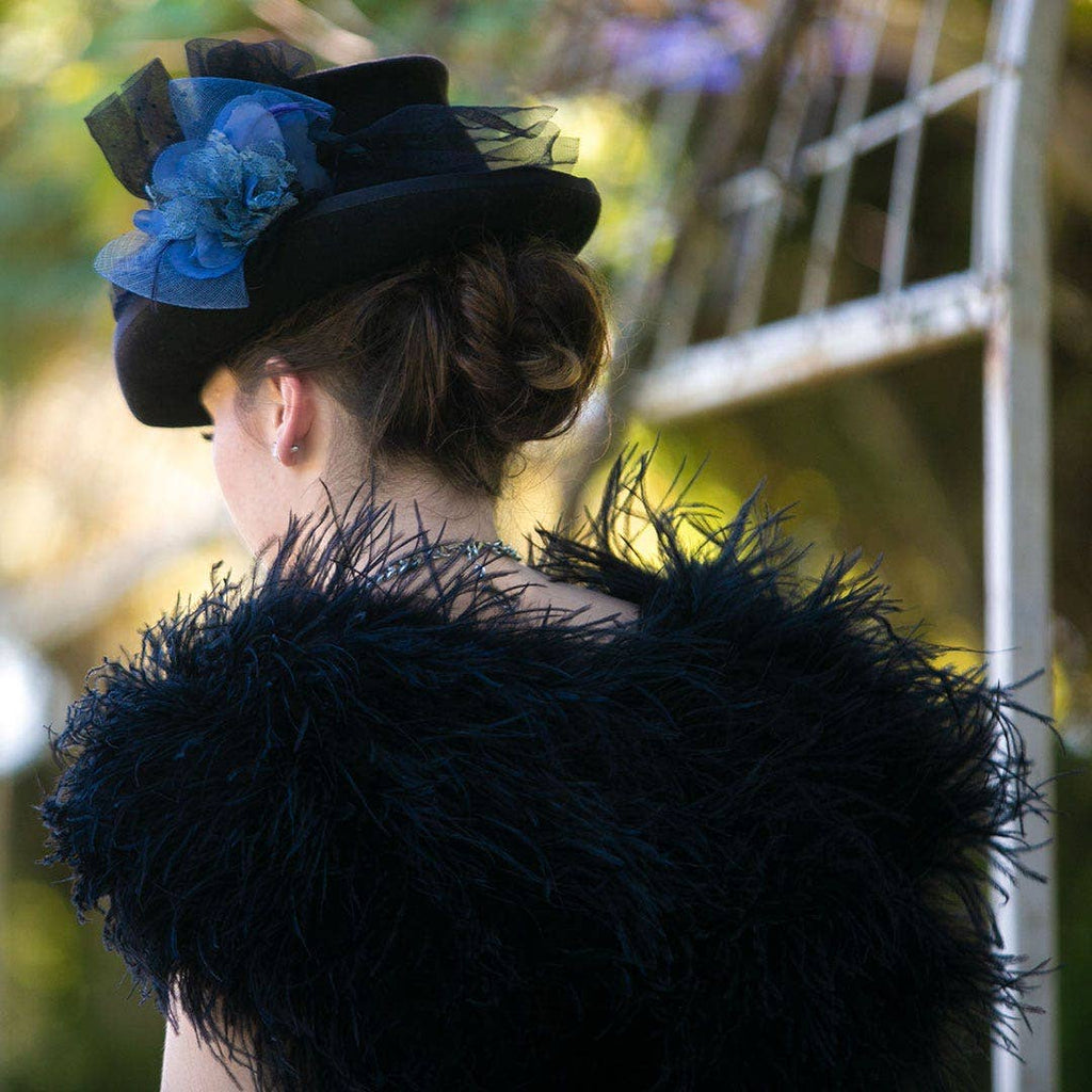 Ostrich Bolero - Feather Shoulder Wrap