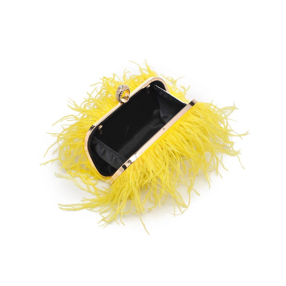 Harlow Feather Evening Bag