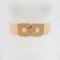 Square Metal Buckle Belt
