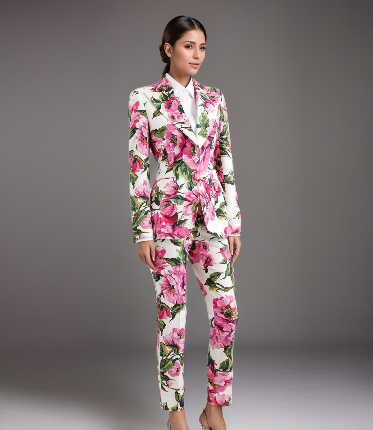 Two-Piece Suit – Casual Elegance with Skinny Pants