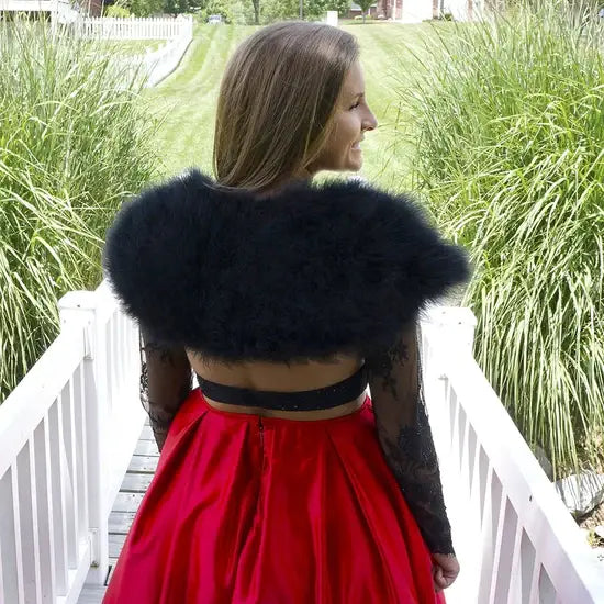 Marabou Feather Shawl w/Hook