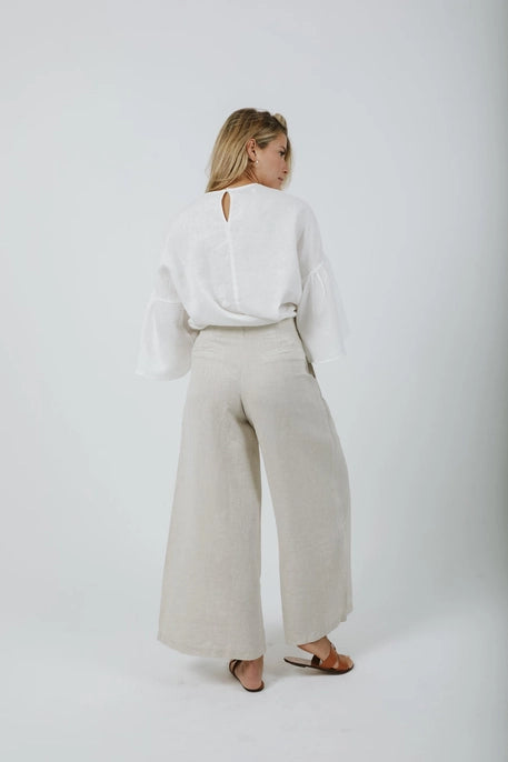 Oat Linen Culotte