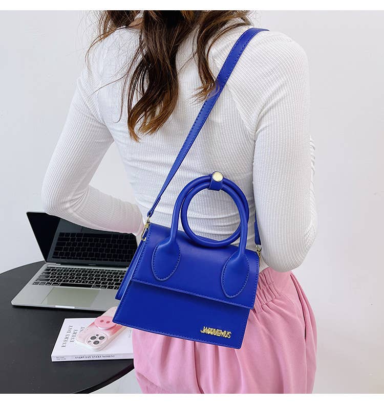 Women's stylish hand bag bright color handbags for autumn