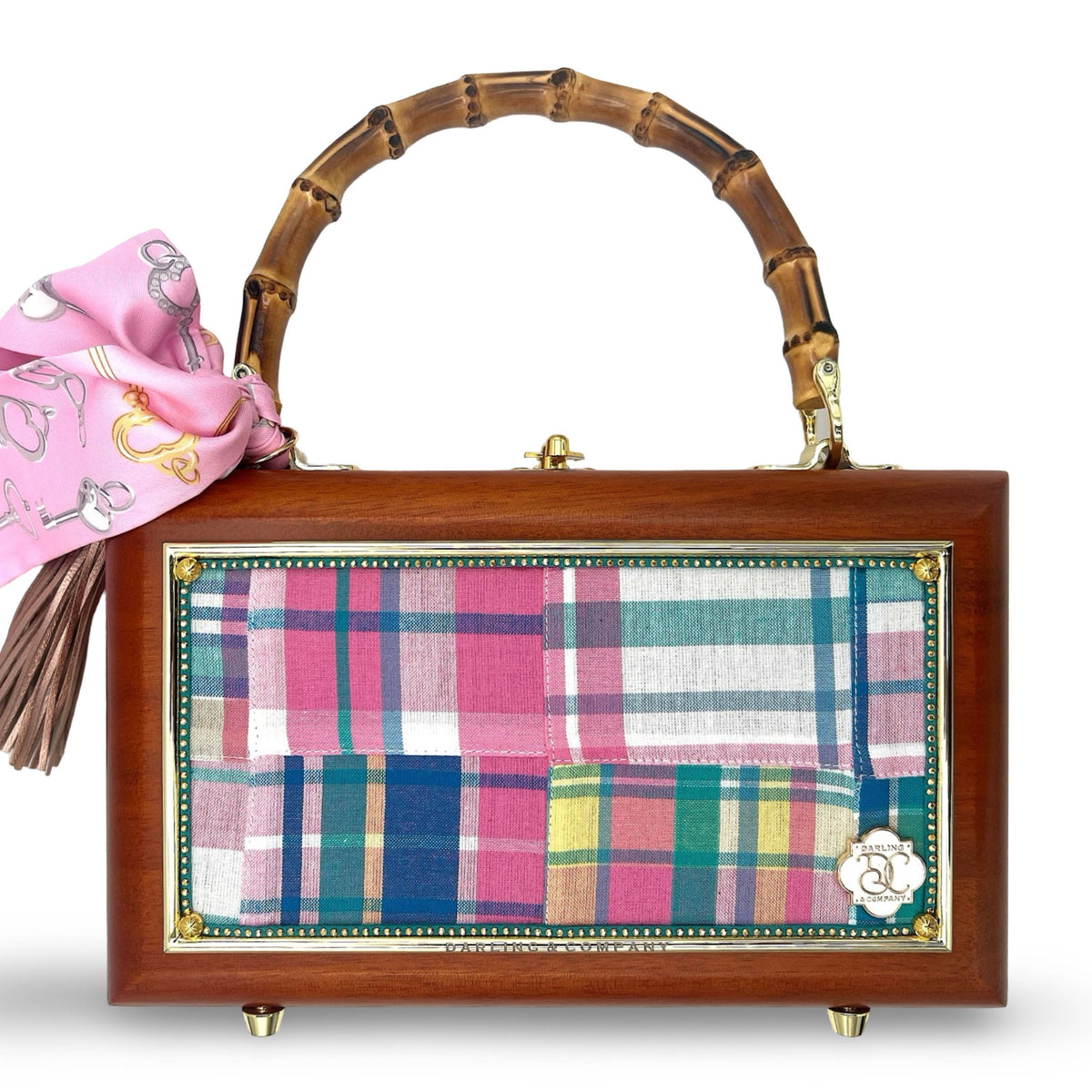 Palm Beach Plaid Bag