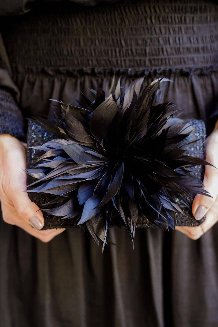 COCO - Feather Clutch-