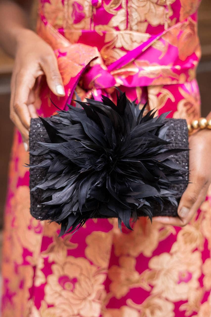 COCO - Feather Clutch-