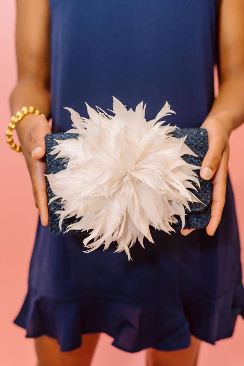 COCO - Feather Clutch-