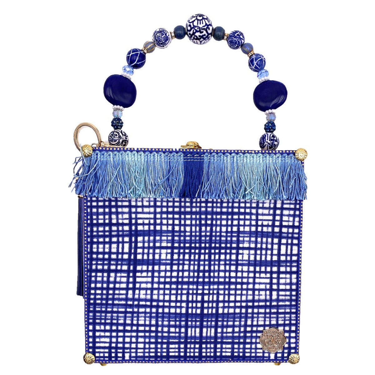 Darling and Company - Pawley's Toile Blue Bag