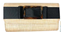 Avery Clutch - Flat Bow and Tortoise Buckle