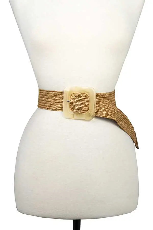 Acetate Buckle Belt