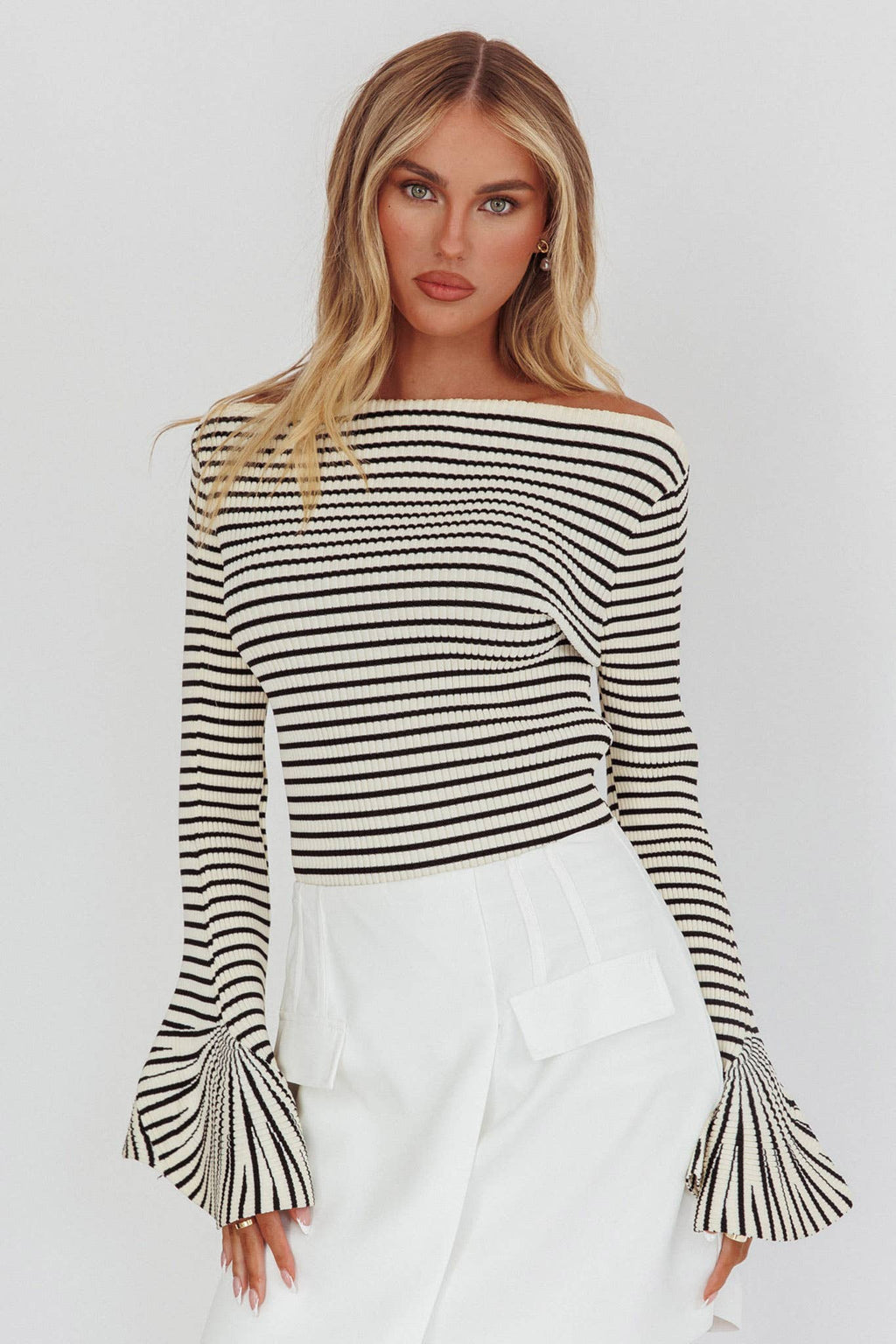 LONG SLEEVE Striped Sweater