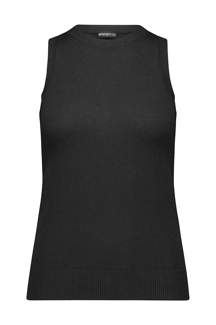 Supima Cotton High Neck Tank