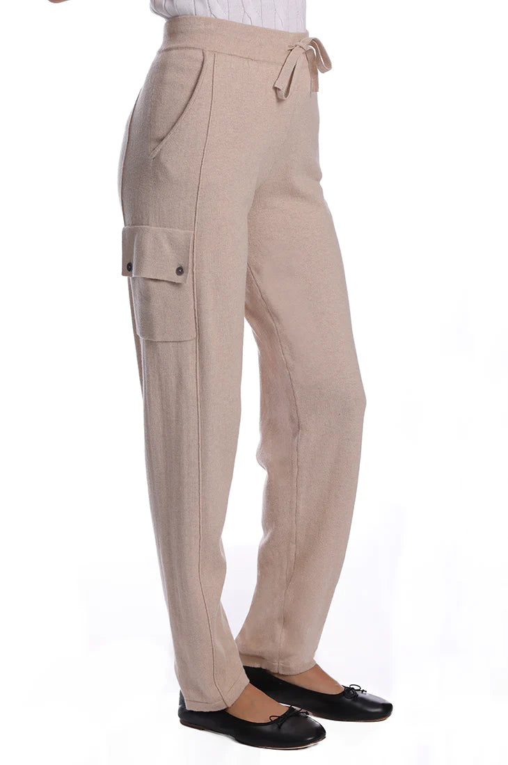 Cotton Cashmere Cargo Pants