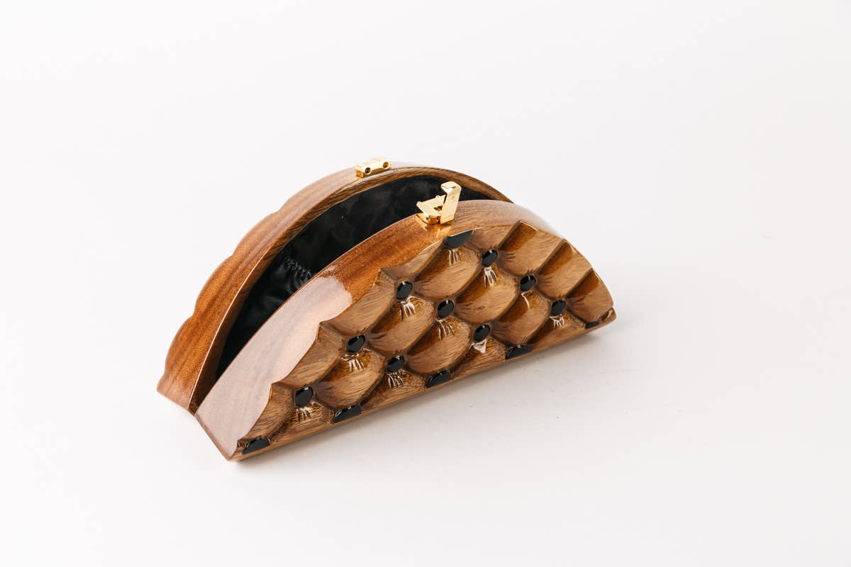 Elizabeth Wooden Handbag