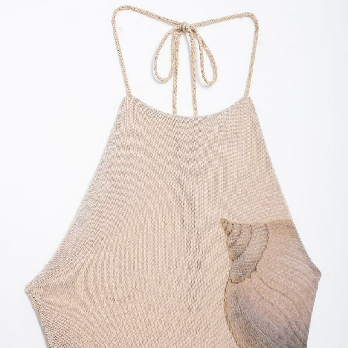 Seashell Mesh Dress - Elegant French
