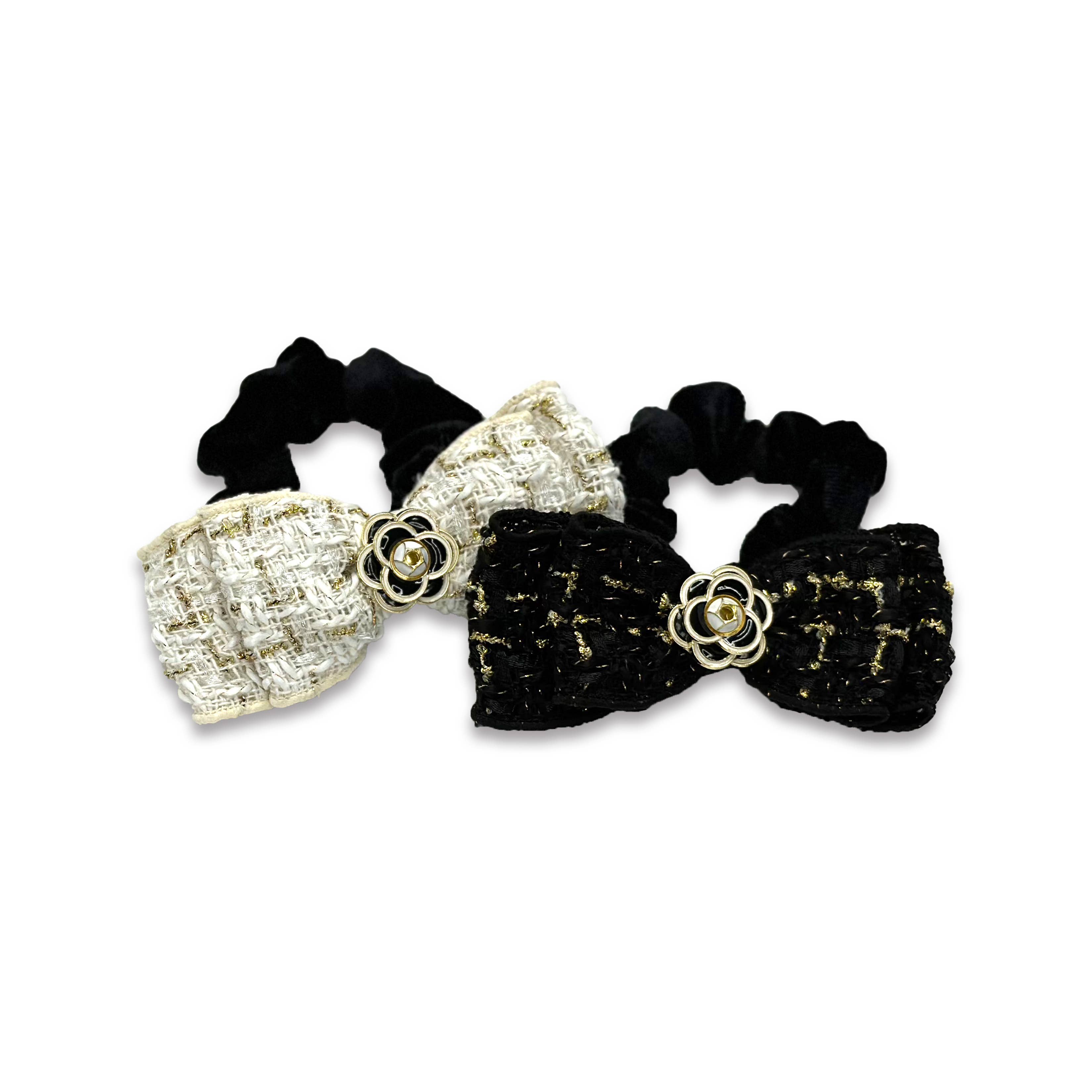 Boucle Scrunchie - Bow