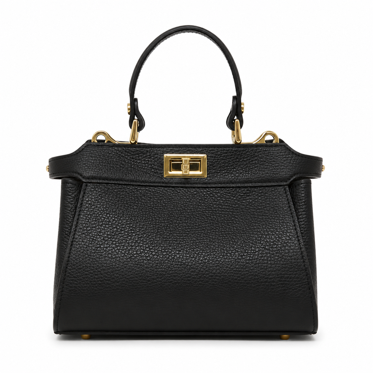 ITALIAN LEATHER HANDLE AND CROSSBODY BAG
