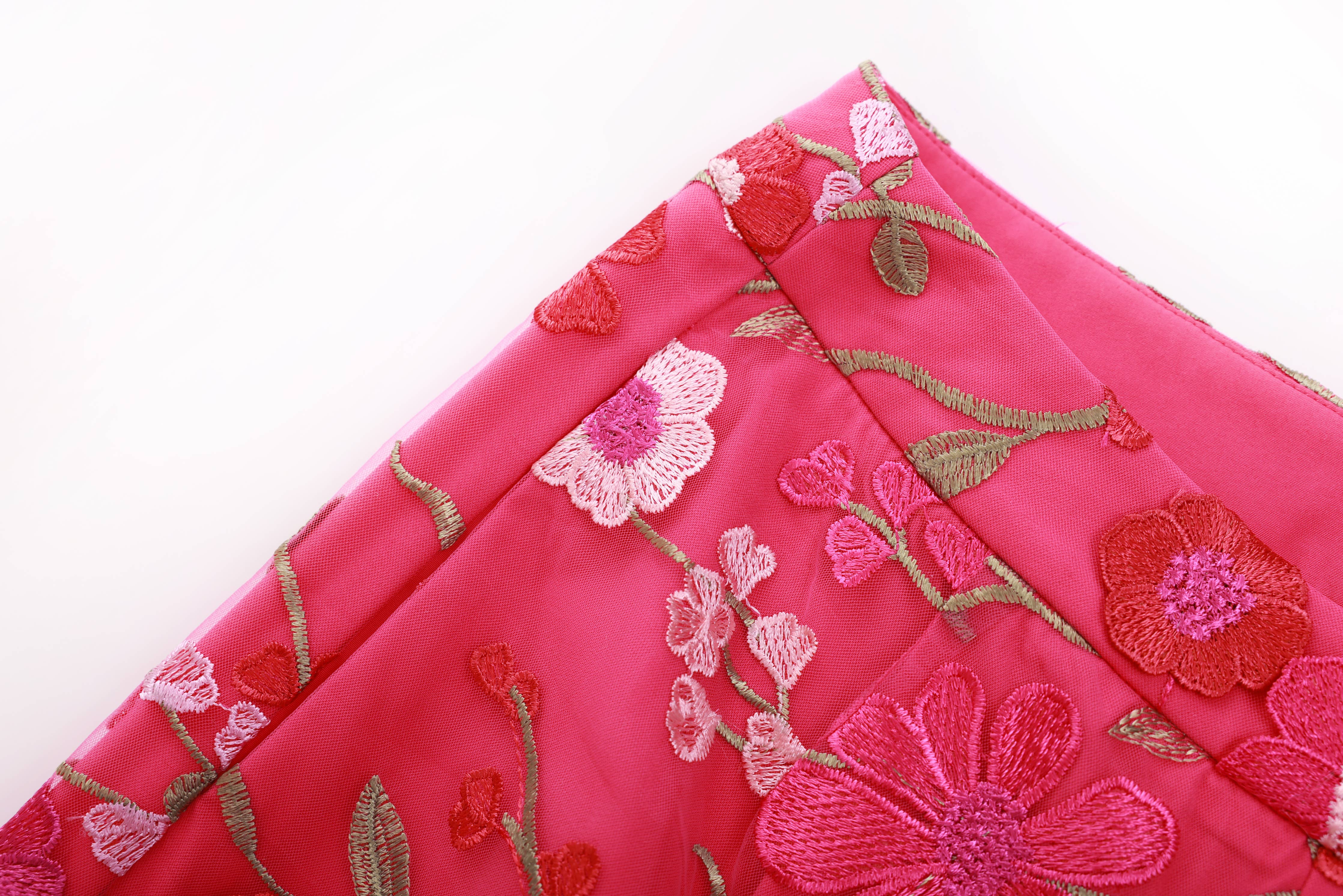 Floral Embroidered Blazer Pants Suit Women