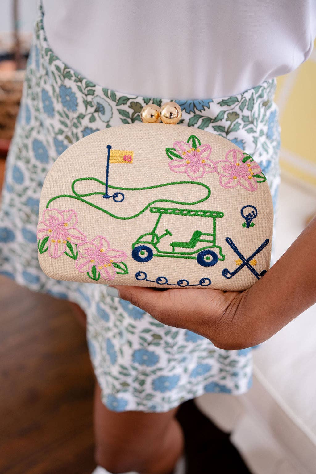 Lisi Lerch - Golf Clutch- Embroidered - WS