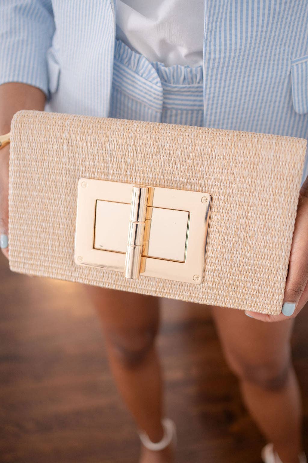 Lillian Clutch - Straw