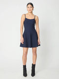 IRMA KNIT SPAGHETTI STRAP SHORT DRESS
