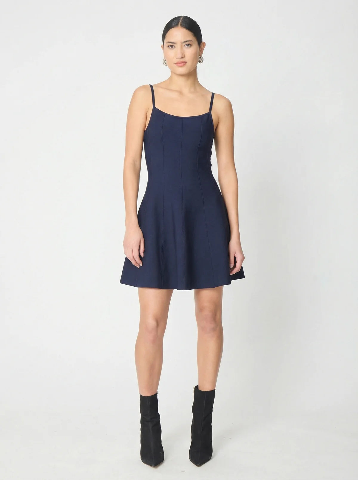 IRMA KNIT SPAGHETTI STRAP SHORT DRESS