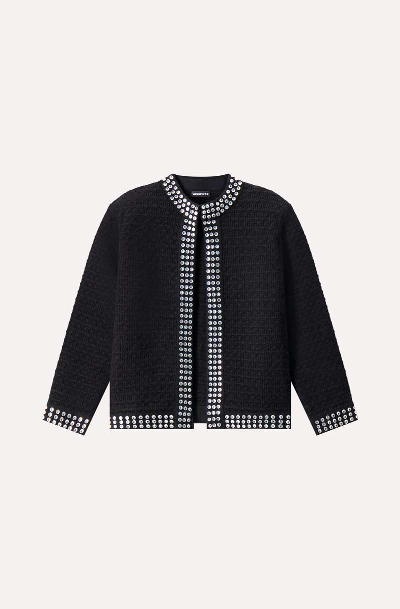 Bejeweled Classic 3/4 Sleeve Blazer