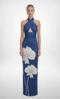 Kim Indigo long dress