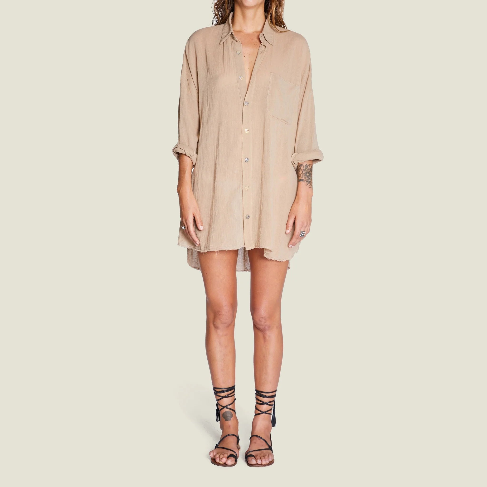 Mykonos Shirt Dress